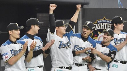 So the Hokkaido Nippon-Ham Fighters unveiled their NEW AGE uniforms.  They'll wear these from May 13th to May 18th. : r/baseball